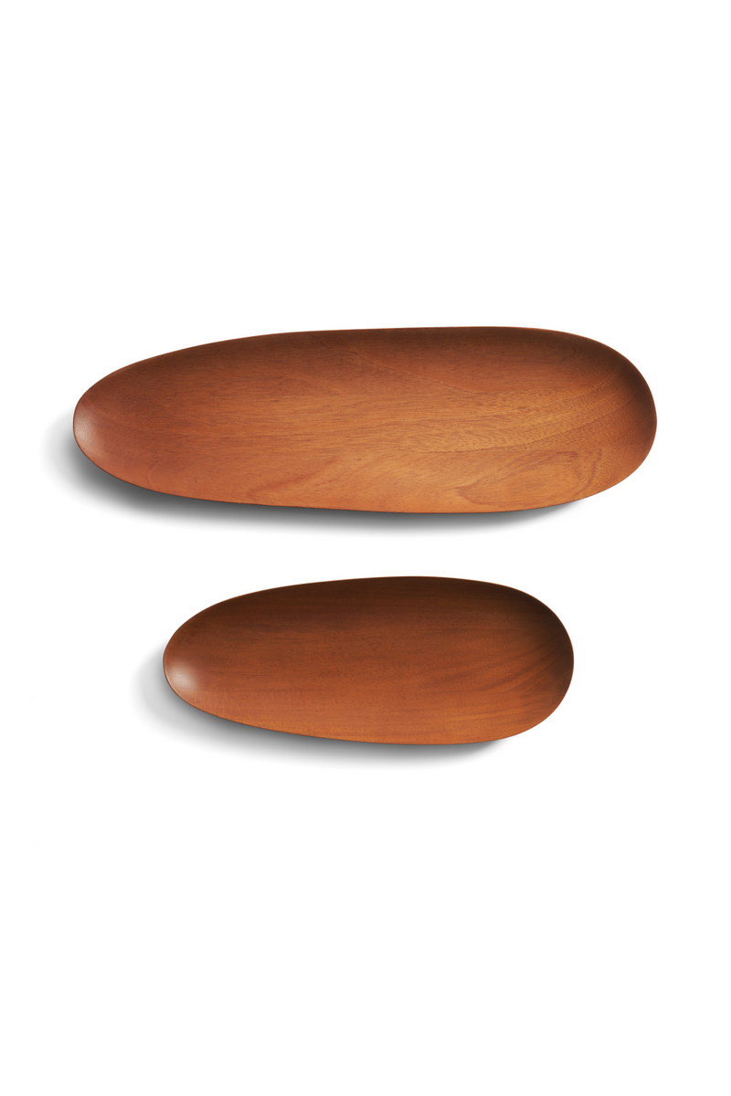 Hand-carved Oval Boards Set (2) | Ethnicraft Thin | Oroatrade.com