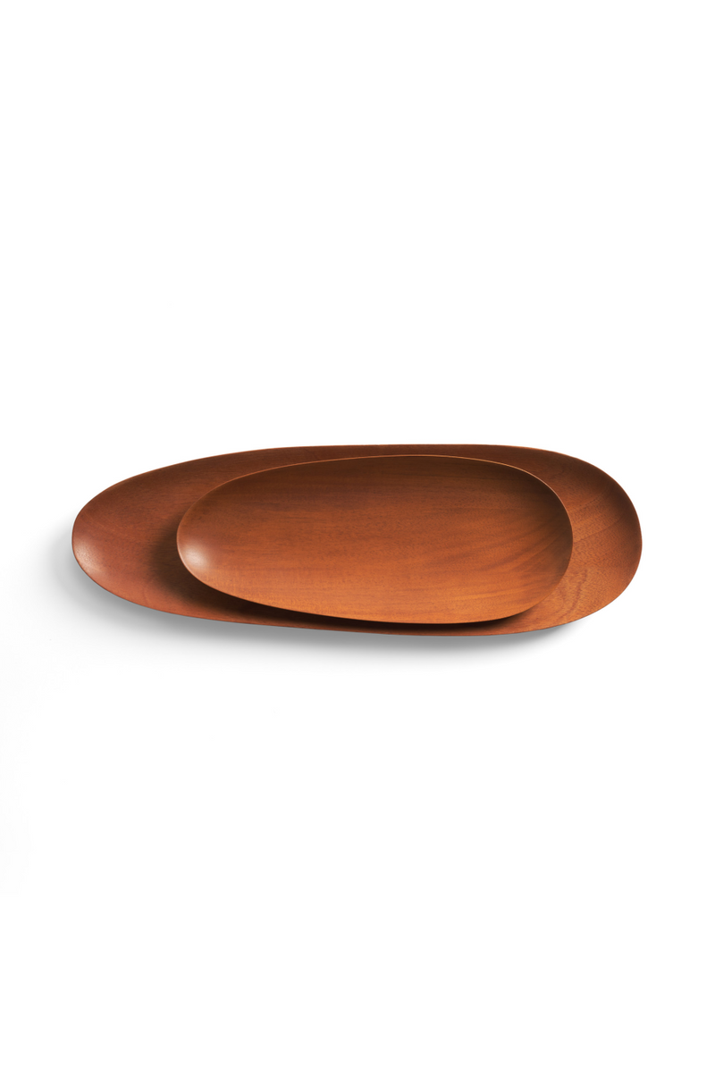 Hand-carved Oval Boards Set (2) | Ethnicraft Thin | Oroatrade.com