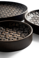 Brown Mahogany Bowl Set (3) | Ethnicraft Tampa | Oroatrade.com