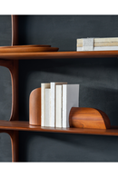 Modern Minimalist Book Ends (2) | Ethnicraft PI | Oroatrade.com