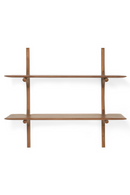 Varnished Mahogany Wall Shelf | Ethnicraft PI | Oroatrade.com