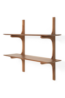 Varnished Mahogany Wall Shelf | Ethnicraft PI | Oroatrade.com