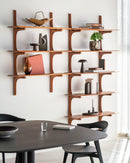 Varnished Mahogany Wall Shelf | Ethnicraft PI | Oroatrade.com