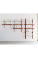 Varnished Mahogany Wall Shelf | Ethnicraft PI | Oroatrade.com