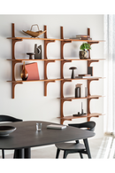 Varnished Mahogany Wall Shelf | Ethnicraft PI | Oroatrade.com