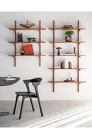 Varnished Mahogany Wall Shelf | Ethnicraft PI | Oroatrade.com