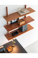 Varnished Mahogany Wall Shelf | Ethnicraft PI | Oroatrade.com