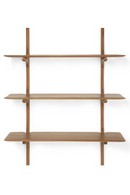 Varnished Mahogany Wall Shelf | Ethnicraft PI | Oroatrade.com