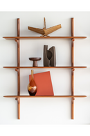 Varnished Mahogany Wall Shelf | Ethnicraft PI | Oroatrade.com