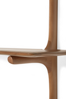 Varnished Mahogany Wall Shelf | Ethnicraft PI | Oroatrade.com