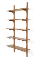 Varnished Mahogany Wall Shelf | Ethnicraft PI | Oroatrade.com