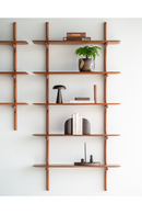 Varnished Mahogany Wall Shelf | Ethnicraft PI | Oroatrade.com