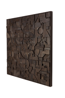 Square Puzzle Wall Art | Ethnicraft Bricks | Oroatrade.com