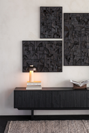 Square Puzzle Wall Art | Ethnicraft Bricks | Oroatrade.com