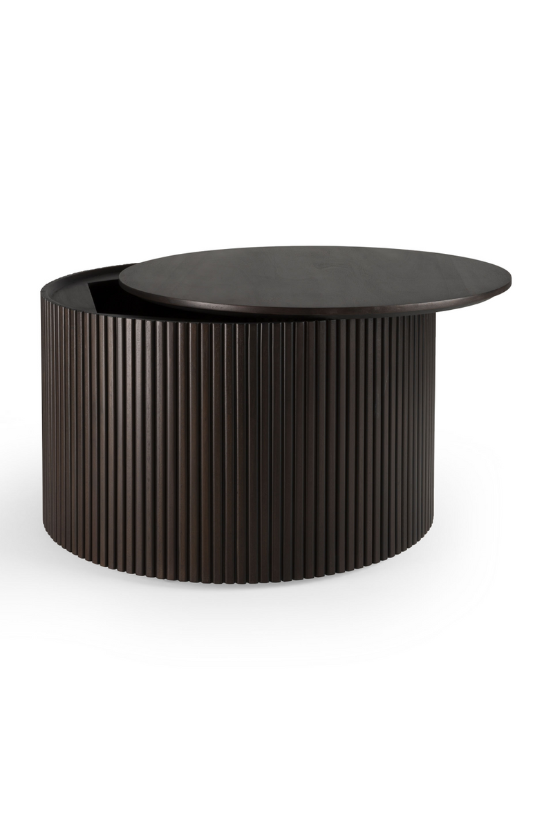 Round Storage Coffee Table | Ethnicraft Roller Max | Oroatrade.com
