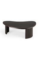 Varnished Mahogany Coffee Table | Ethnicraft Boomerang | Oroatrade.com