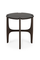 Varnished Round Side Table | Ethnicraft PI | Oroatrade.com