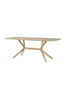 Cross Leg Oak Dining Table | Ethnicraft Oak | Oroatrade.com