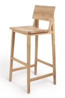 Oak Bar Stool | Ethnicraft N4 | Oroatrade.com