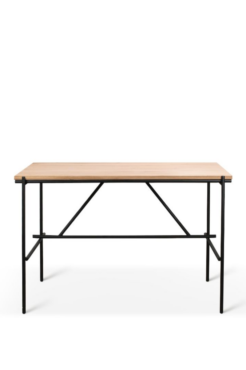 Varnished Oak Desk | Ethnicraft Oscar | Oroatrade.com