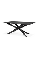 Rectangular Black Oak Dining Table | Ethnicraft Mikado | Oroatrade.com