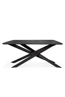 Rectangular Black Oak Dining Table | Ethnicraft Mikado | Oroatrade.com