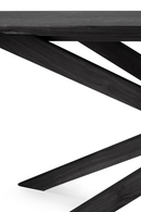 Rectangular Black Oak Dining Table | Ethnicraft Mikado | Oroatrade.com