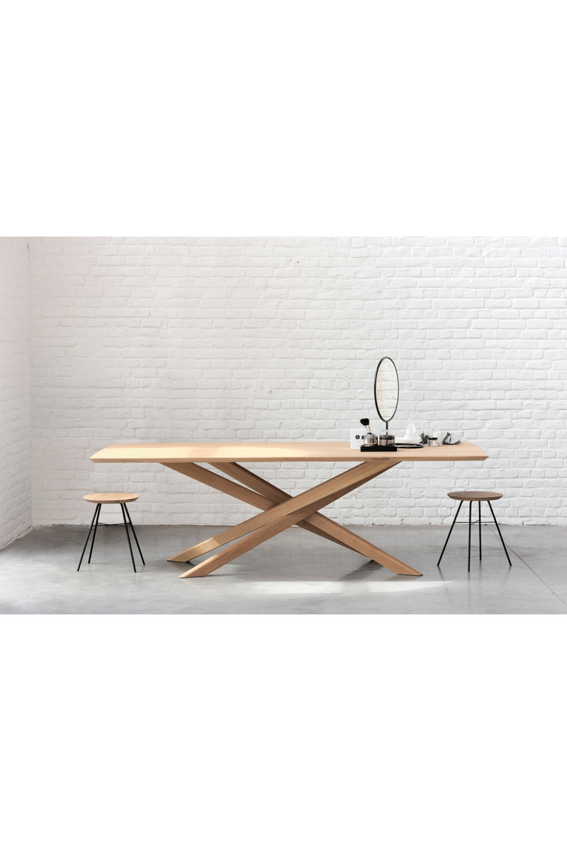 Rectangular Oak Dining Table | Ethnicraft Mikado | Oroatrade.com