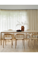 Varnished Oak Scandi Dining Table | Ethnicraft Air | Oroatrade.com