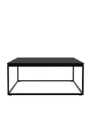 Black Metal Frame Coffee Table | Ethnicraft Thin | Oroatrade.com
