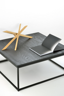 Black Metal Frame Coffee Table | Ethnicraft Thin | Oroatrade.com