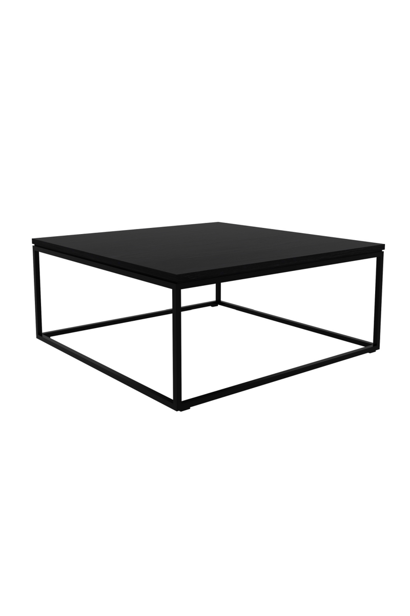 Black Metal Frame Coffee Table | Ethnicraft Thin | Oroatrade.com