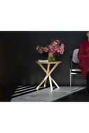 Round Cross Leg Side Table | Ethnicraft Mikado | Oroatrade.com