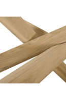 Oak Cross Leg Coffee Table | Ethnicraft Mikado | OROA TRADE