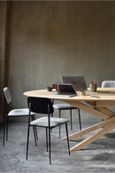 Oak Oval Meeting Table | Ethnicraft Mikado | OROA TRADE