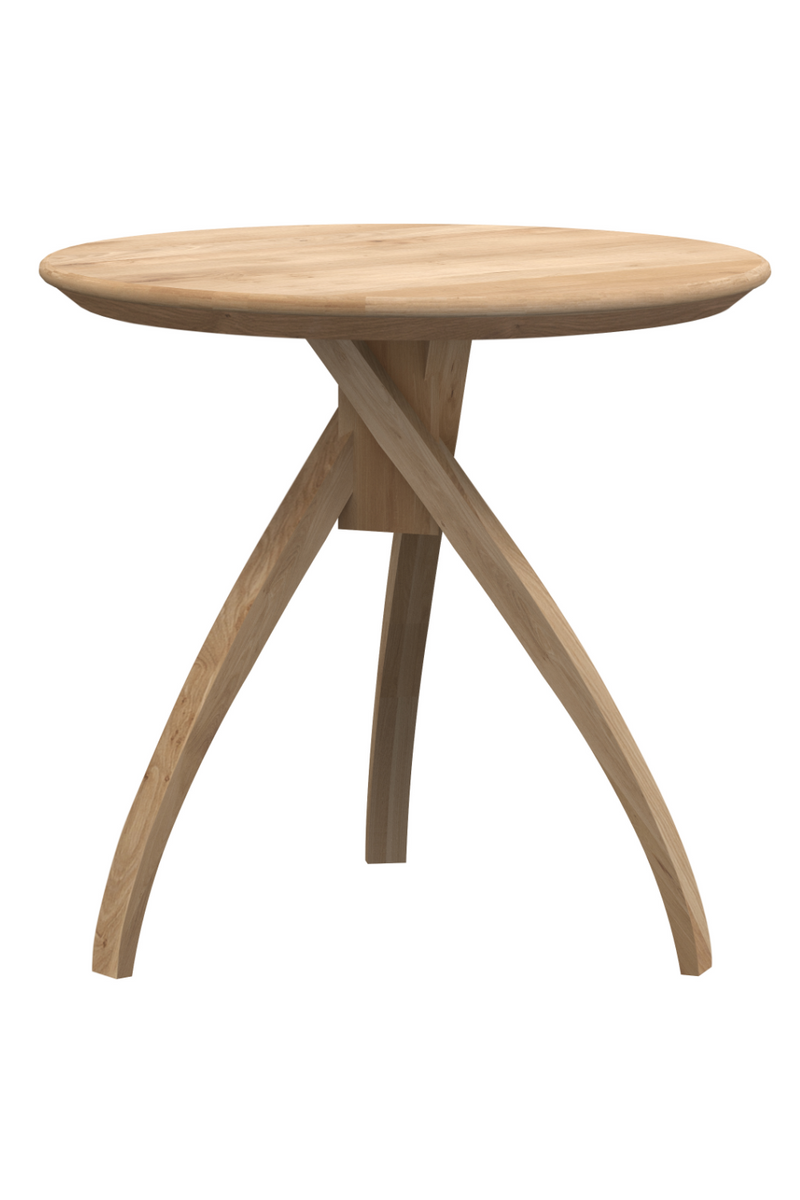 Oak Tripod Side Table | Ethnicraft Twist | OROA TRADE