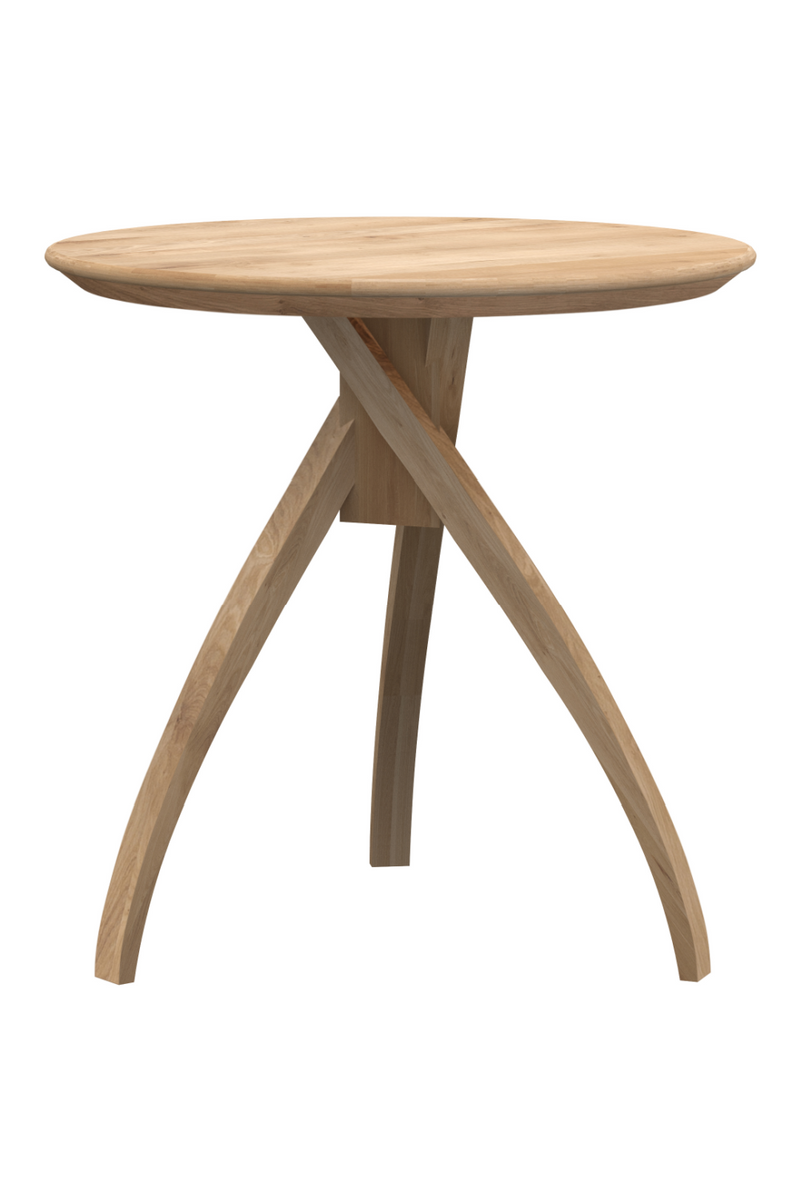 Oak Tripod Side Table | Ethnicraft Twist | OROA TRADE