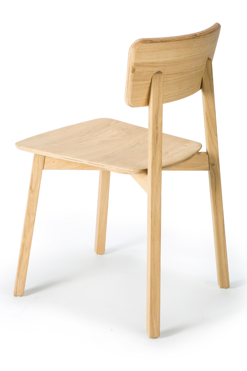 Oiled Oak Minimalist Dining Chair | Ethnicraft Casale | Oroatrade.com