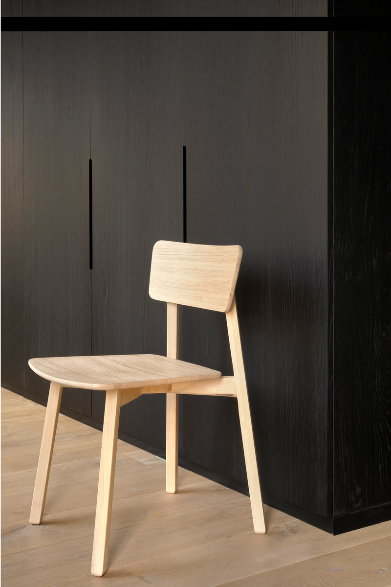 Oak Minimalist Dining Chair | Ethnicraft Casale | Oroatrade.com
