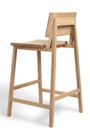 Oiled Oak Counter Stool | Ethnicraft N3 | Oroatrade.com