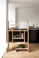 Multilevel Shelf Bookcase | Ethnicraft M | OROA TRADE