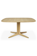 Central-Footed Oak Dining Table | Ethnicraft Corto | Oroatrade.com