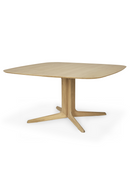 Central-Footed Oak Dining Table | Ethnicraft Corto | Oroatrade.com
