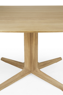 Central-Footed Oak Dining Table | Ethnicraft Corto | Oroatrade.com