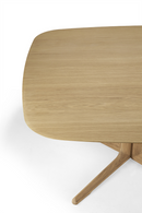Central-Footed Oak Dining Table | Ethnicraft Corto | Oroatrade.com