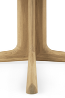 Central-Footed Oiled Oak Dining Table | Ethnicraft Corto | Oroatrade.com
