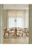 Central-Footed Oak Dining Table | Ethnicraft Corto | Oroatrade.com