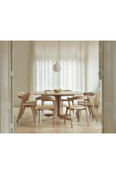 Central-Footed Oak Dining Table | Ethnicraft Corto | Oroatrade.com