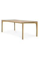 Natural Oak Modern Dining Table | Ethnicraft PI | Oroatrade.com
