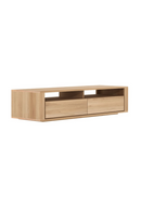 Solid Oak Japandi Media Unit | Ethnicraft Shadow | Oroatrade.com